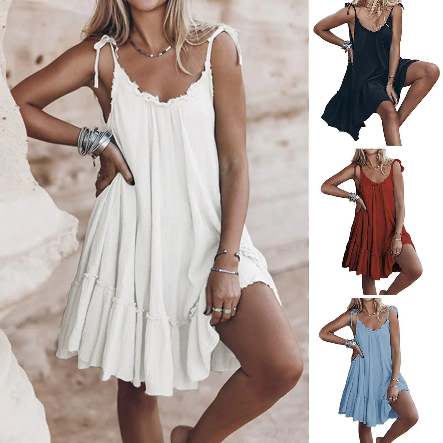 Summer Beach Maxi Dress