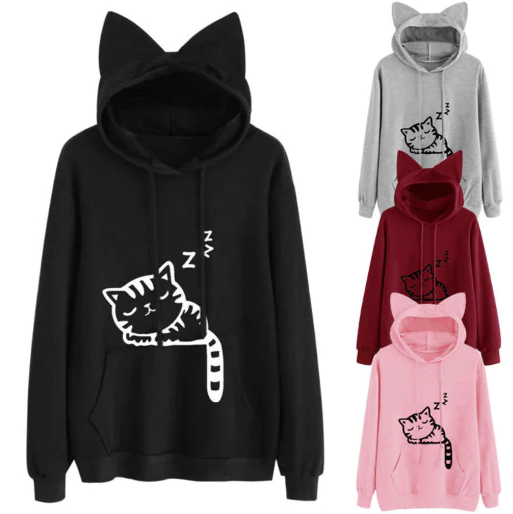 Cat Ear Cozy Sweater