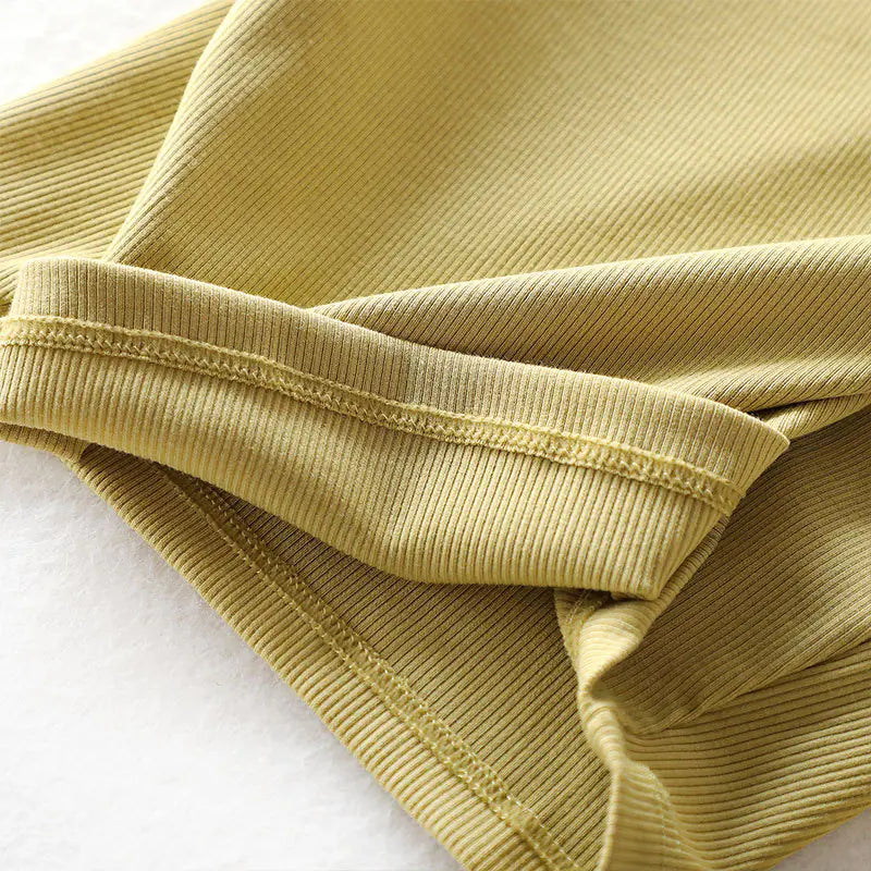 Vintage Square Neck Long Sleeve Crop Top for Women
