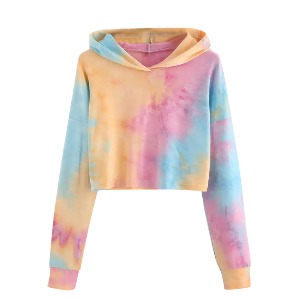 Chic Women's Hooded Gradient Sweatshirt