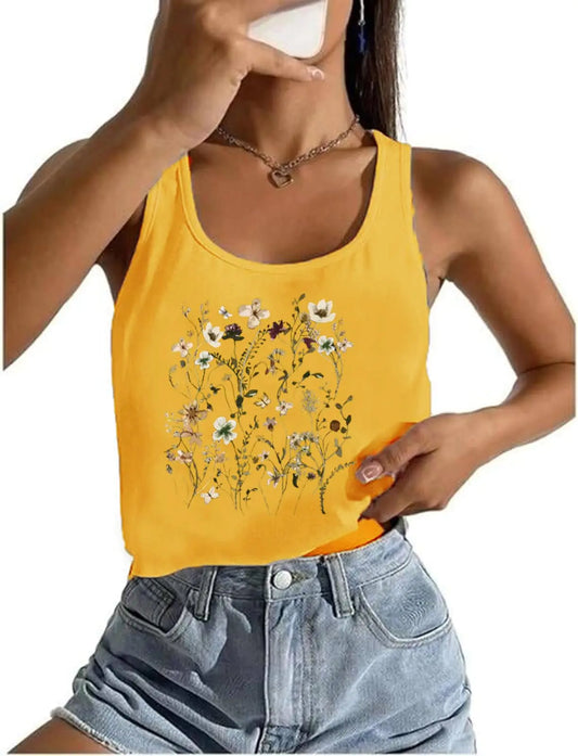 Boho Floral Crop Top