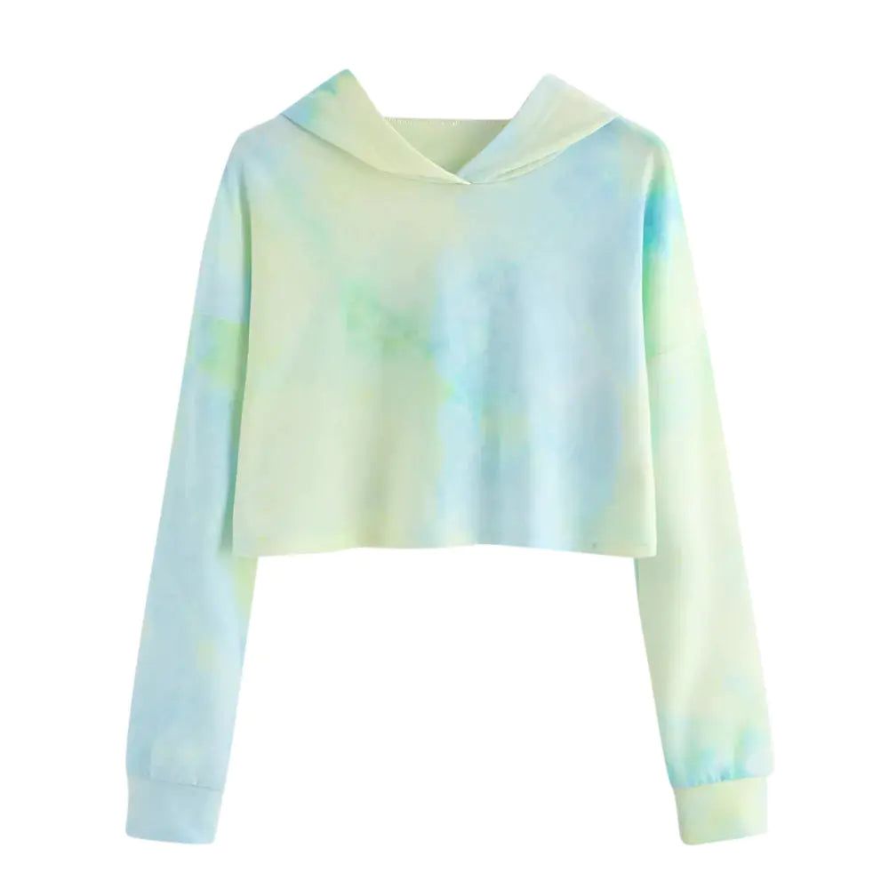 Chic Women's Hooded Gradient Sweatshirt