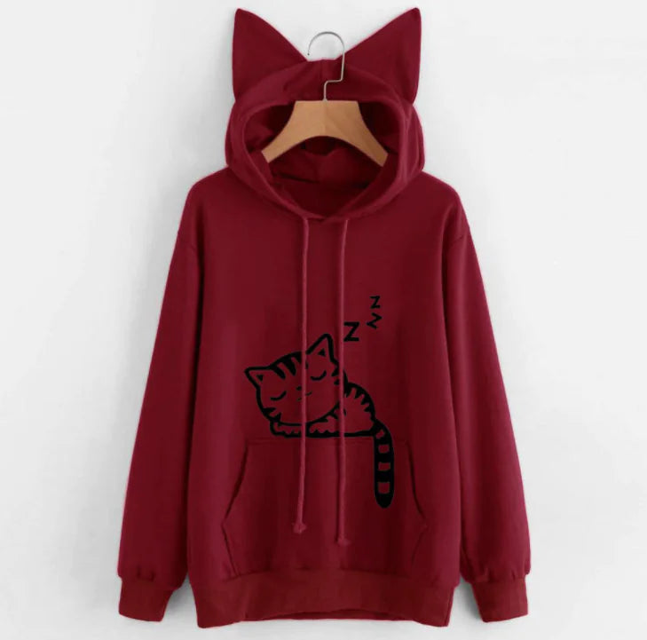 Cat Ear Cozy Sweater