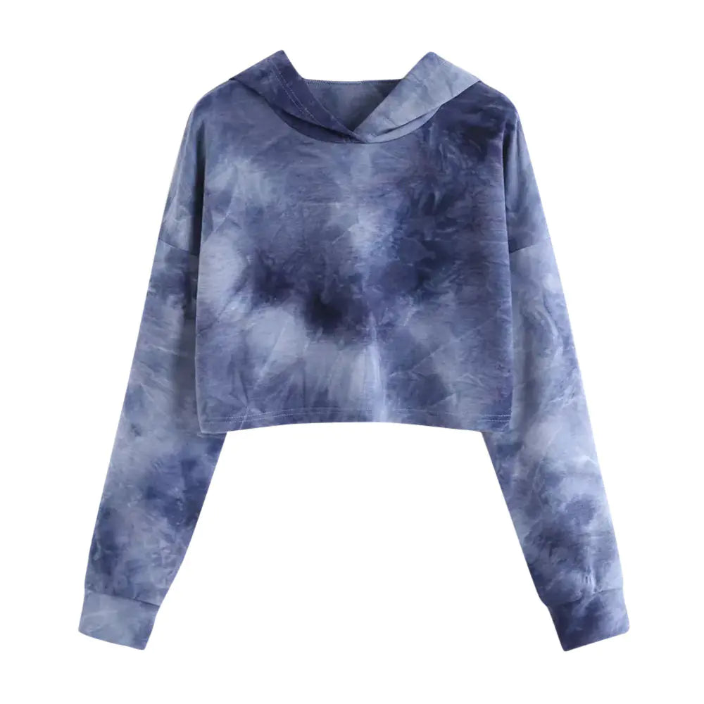 Chic Women's Hooded Gradient Sweatshirt